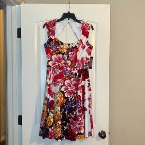 New York and Company Floral Print Dress Size 6